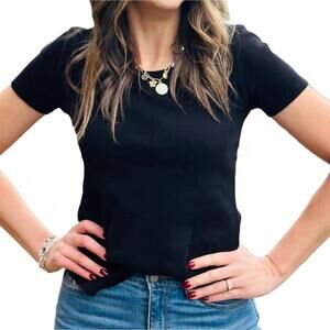 NEW DYLAN jude rib top in black